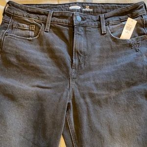 High Rise Flare Ankle Jeans